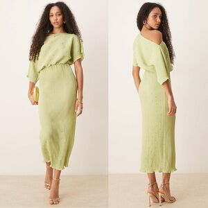 Never Fully Dressed Light Green Midi Dress